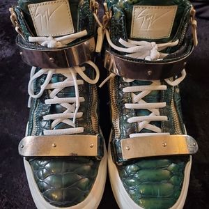 Giuseppe Zanotti, Size 9.5, Green/White